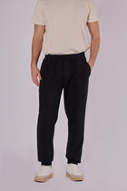 Men sweatpants organic cotton brushed - loose fit
