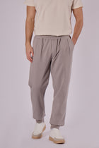 Men sweatpants organic cotton brushed - loose fit