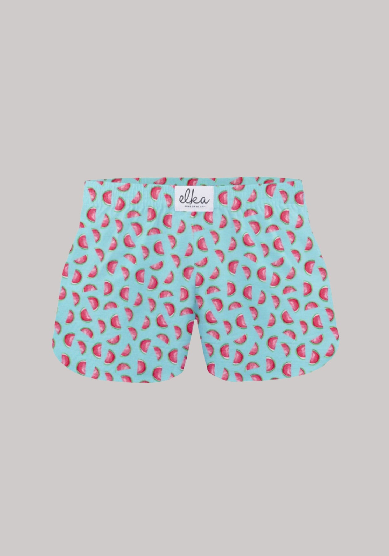 Kids Boxershorts Green with watermelons