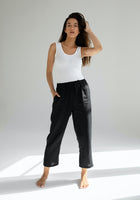 Women linen pants - regular fit