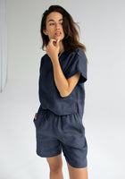 Women linen shorts  - regular fit