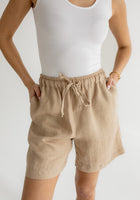 Women linen shorts  - regular fit