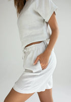 Women linen shorts  - regular fit