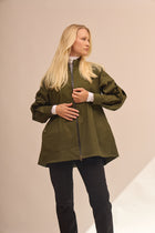 Women's cotton jacket - oversized