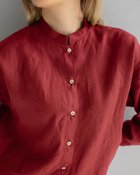 Dámská lněná košile - regular fit