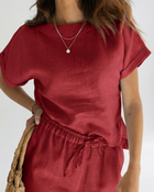 Women's linen top - loose fit